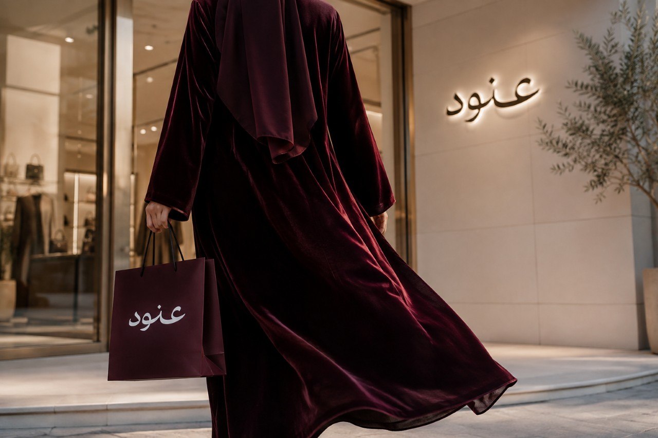 واجهة معرض عنود للأزياء الراقية